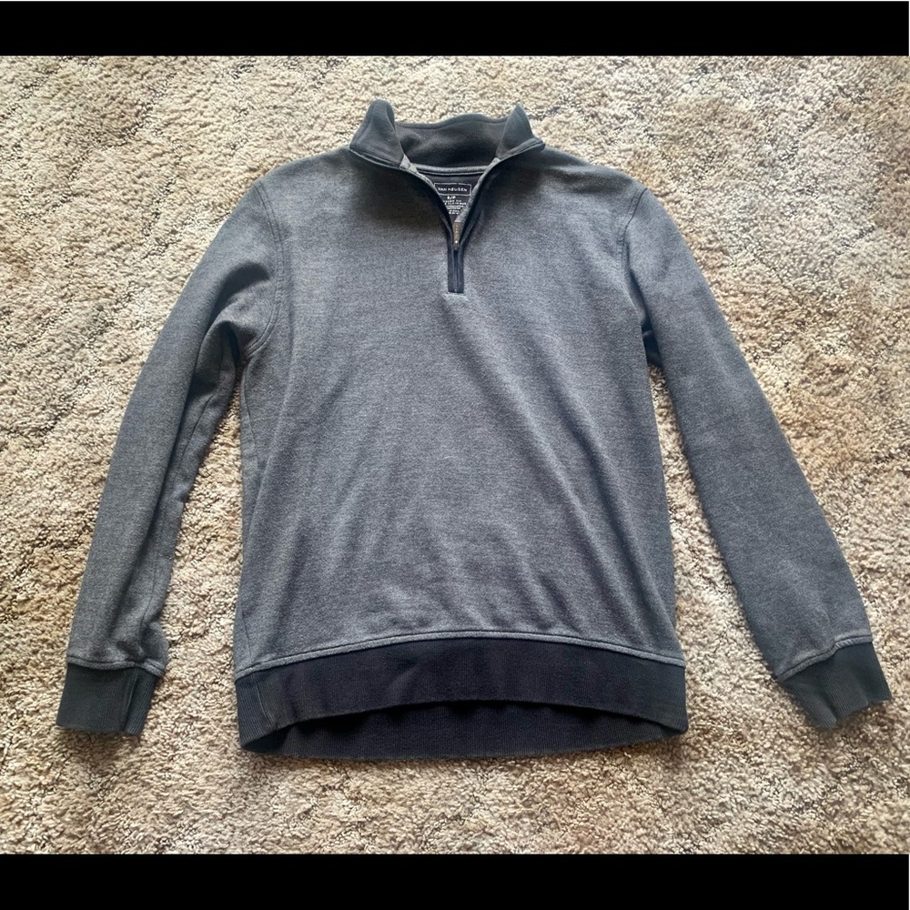 Van Heusen Quarter Zip Pullover Sweatshirt - M’s S